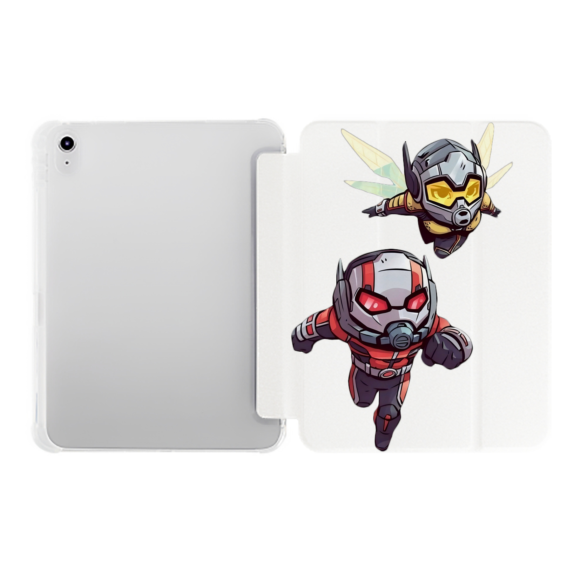（画像用） アベンジャーズ The Avengers IPad ケース ペン収納付き 三つ折りスタンド PUレザー×シリコン 対応機種9.5/10.5/10.9インチ